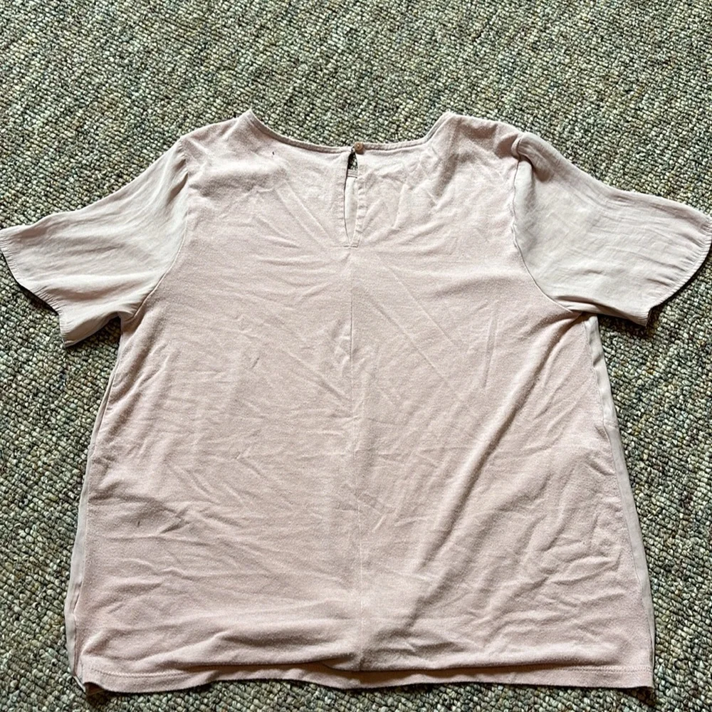 Short sleeve pink dressy shirt - Picture 2 of 2